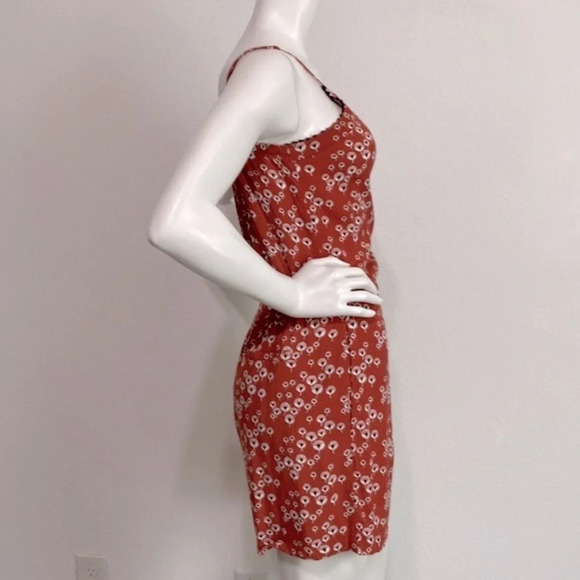 Loft Faux Wrap Black Fringe Detail Romper Size L - Picture 7 of 8